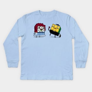 Possessed Cube! Kids Long Sleeve T-Shirt